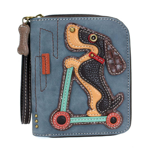CHALA Wiener Dog Dachshund Wallet - Enchanted Memories, Custom Engraving & Unique Gifts