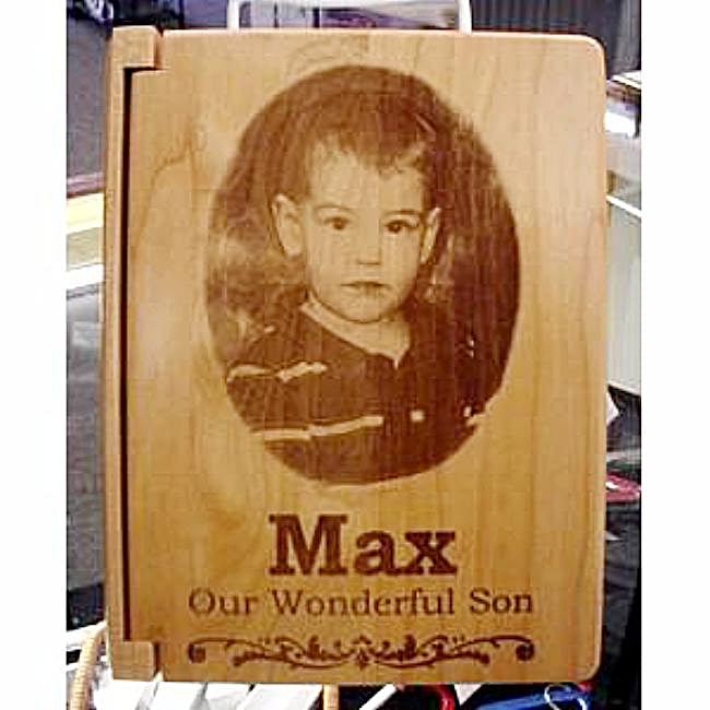 Personalized Wood Photo Album - Enchanted Memories, Custom Engraving & Unique Gifts