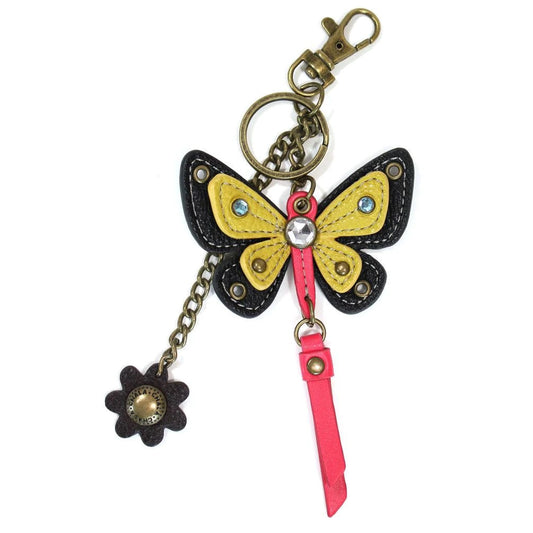 Yellow Chala Butterfly Keychain