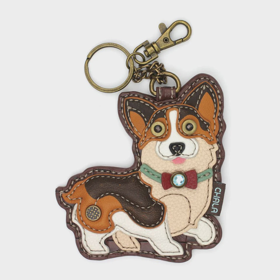 CHALA Cardigan Corgi Keyfob, Coin Purse, Purse Charm