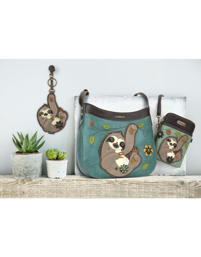 CHALA Sloth Crescent Crossbody - Enchanted Memories, Custom Engraving & Unique Gifts
