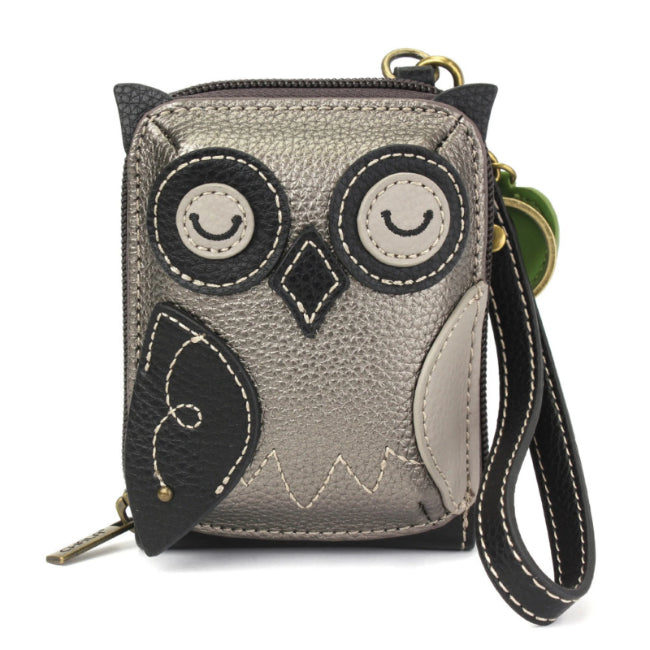 Chala Cute-C Credit Card Holder Wallet Wristlet Owl - Enchanted Memories, Custom Engraving & Unique Gifts