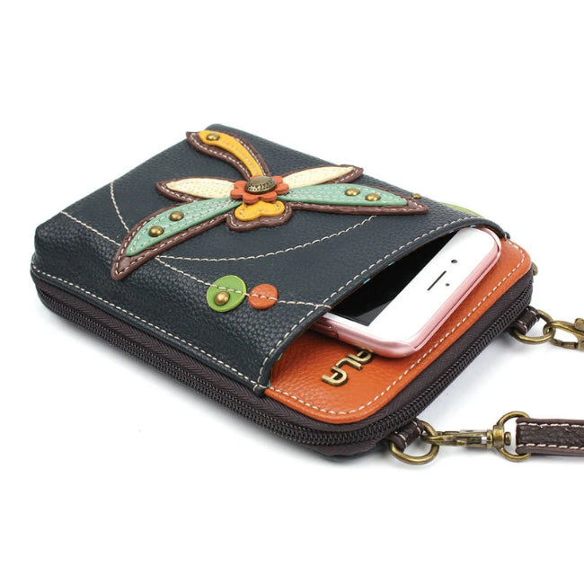 CHALA Crossbody Cell Phone Case/Wallet - Owl - Enchanted Memories, Custom Engraving & Unique Gifts