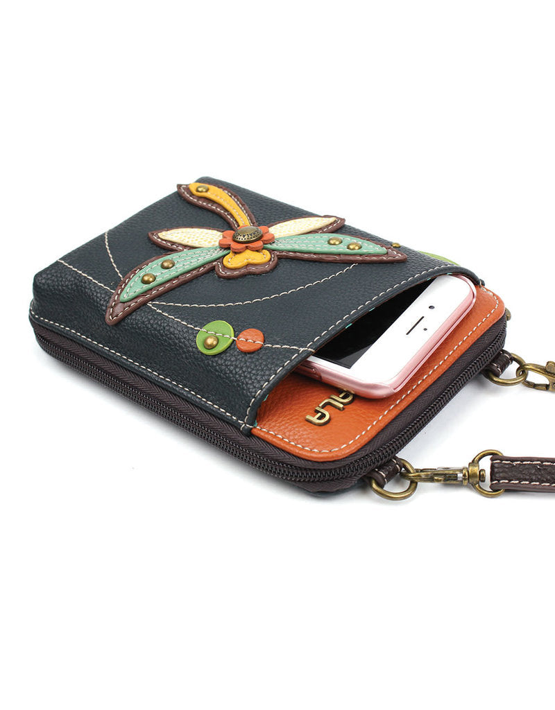 CHALA Crossbody Cell Phone Case/Wallet - Paw Print - Enchanted Memories, Custom Engraving & Unique Gifts