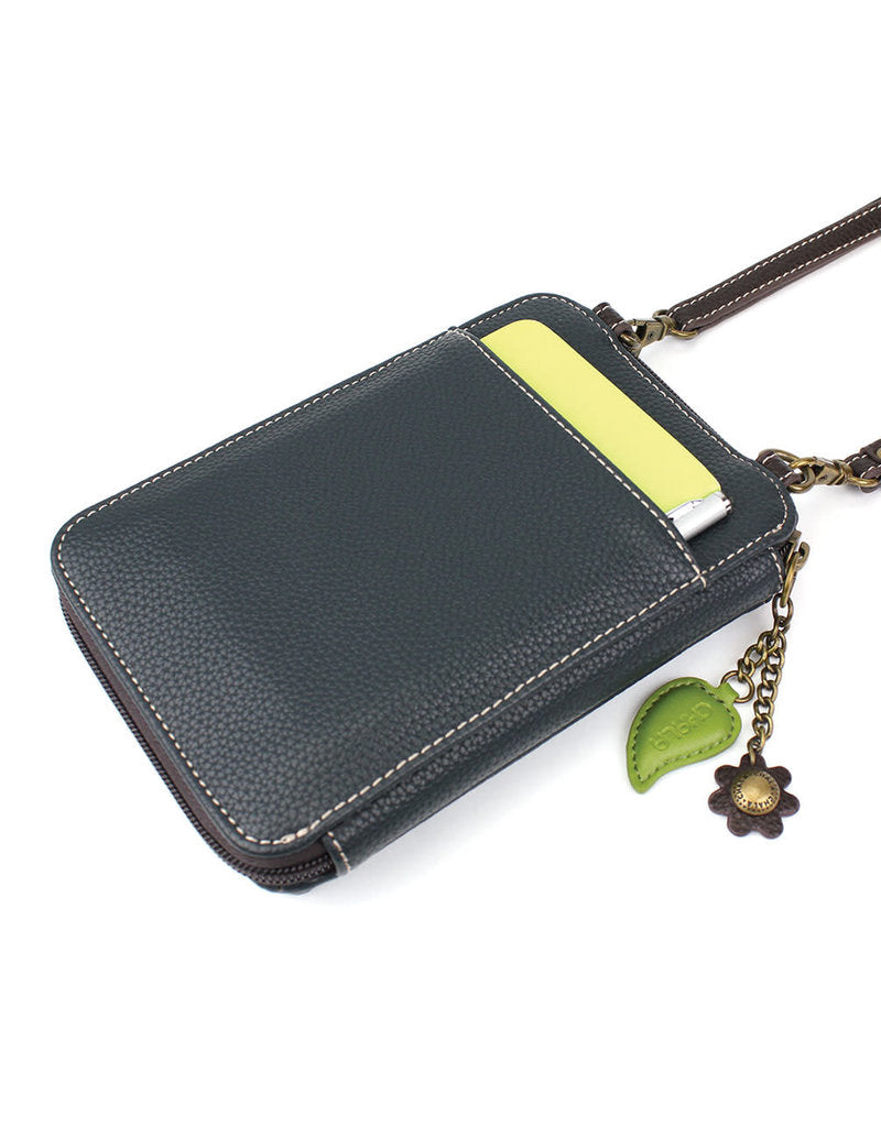 CHALA Crossbody Cell Phone Case/Wallet - Paw Print - Enchanted Memories, Custom Engraving & Unique Gifts