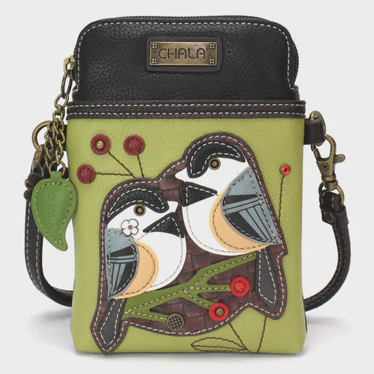 CHALA Crossbody Cellphone Case - Chickadee