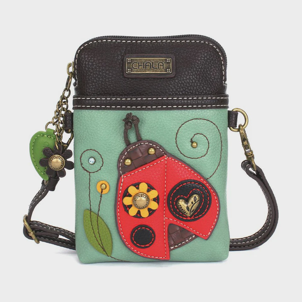 Chala Crossbody Cell Phone Case - Ladybug Chala Crossbody Cell Phone Case - Ladybug