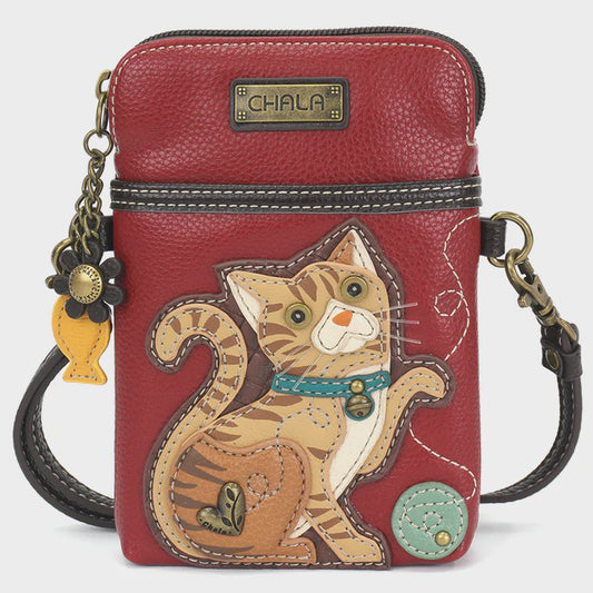 CHALA Crossbody Cell Phone Case - Cat Orange Tabby