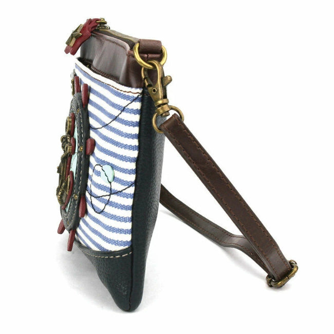 CHALA Mini Crossbody Black and Anchor - Enchanted Memories, Custom Engraving & Unique Gifts