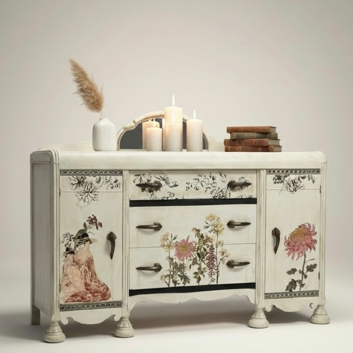 Asian Style Vintage Buffet - but made in the USA