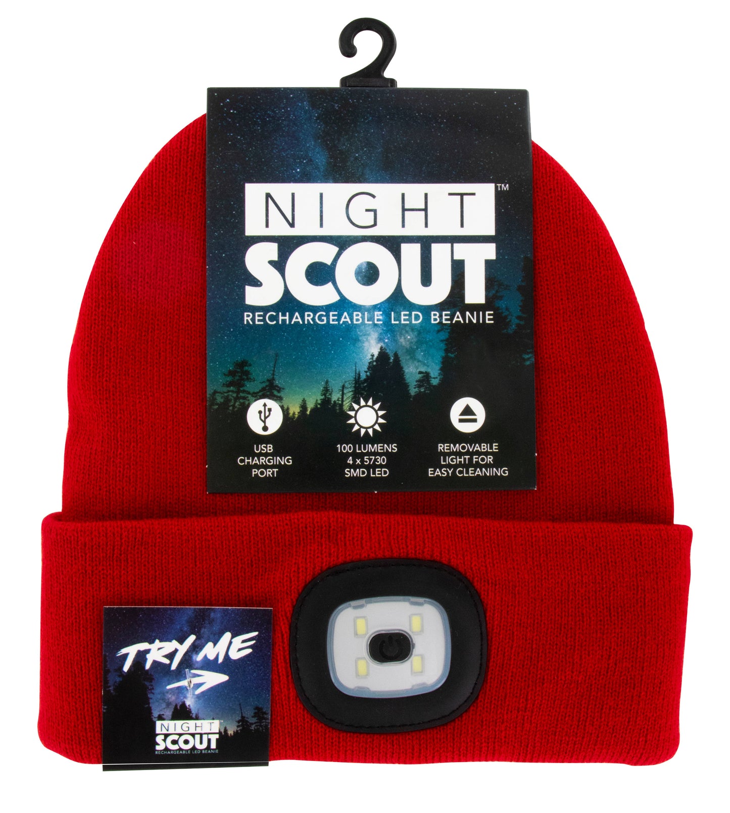 Night Scope Rechargeable LED Beanie Open Stock