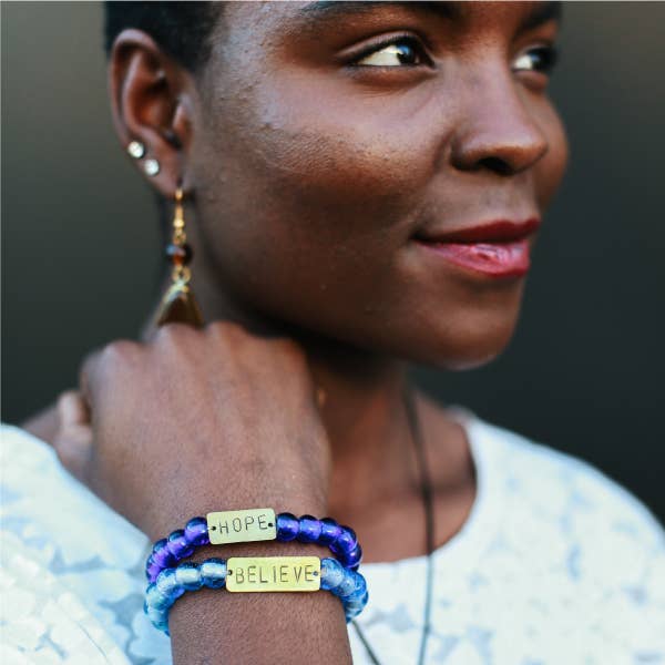 Recycled Glass Bracelet