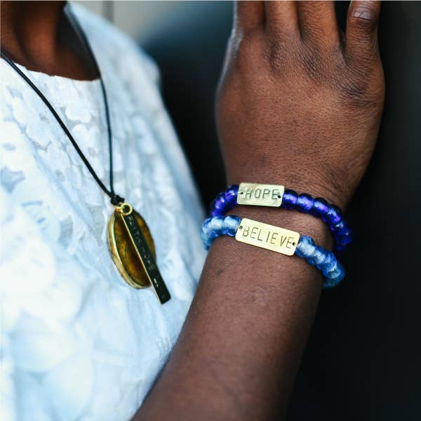 Recycled Glass Bracelet