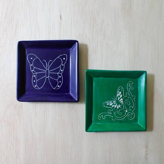 Square Butterfly Dishes