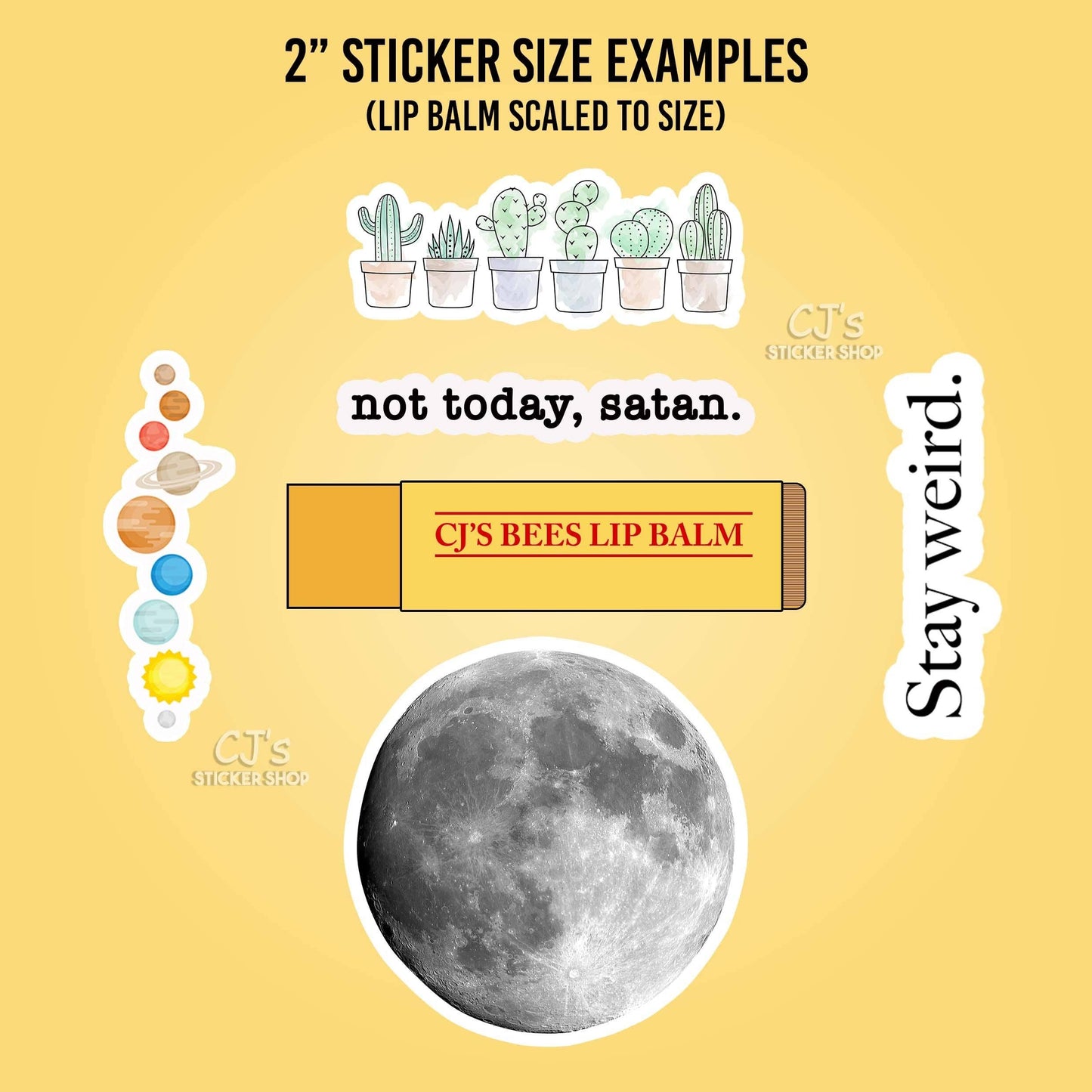 Get Lost Woods Circle Sticker
