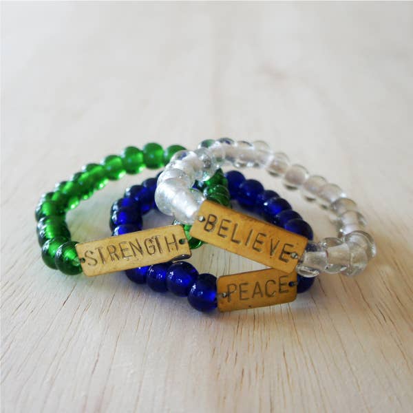 Recycled Glass Bracelet