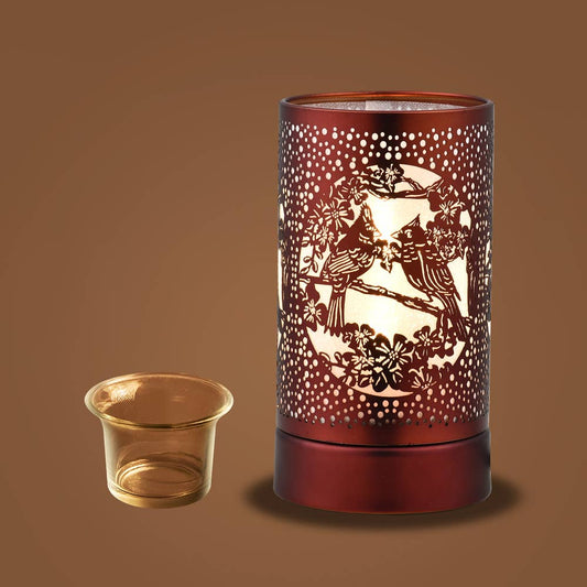 7" Touch lamp/Oil burner/Wax warmer- Cardinals