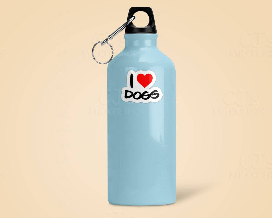 I Love Dogs Sticker Vinyl Decal