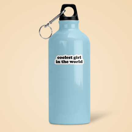 Coolest Girl In The World Funny Sticker Vinyl Decal