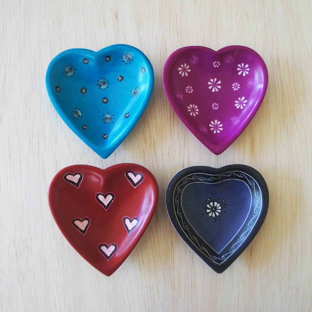 Pattern Heart Dish