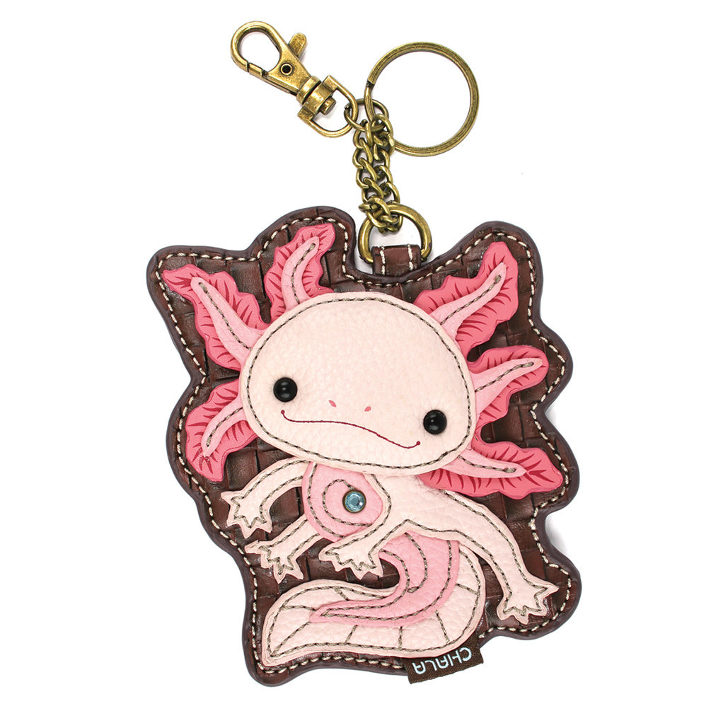 CHALA Axolotl Key Fob, Purse Charm