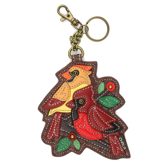 CHALA Cardinal Couple Key Fob, Purse Charm