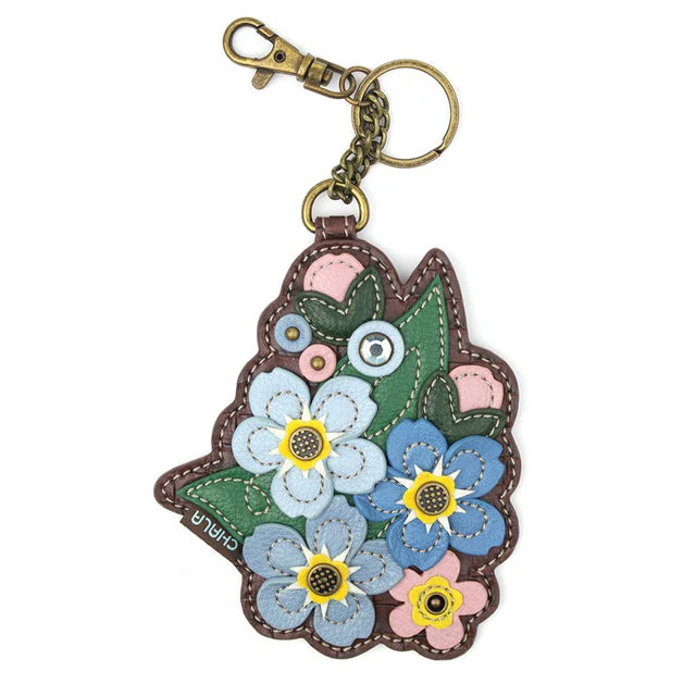 CHALA Forget Me Not Key Fob, Purse Charm