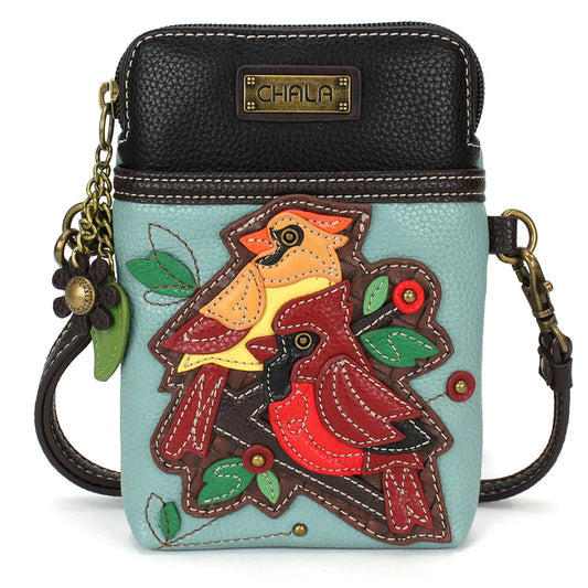 CHALA Crossbody Cell Phone Case - Cardinal Couple