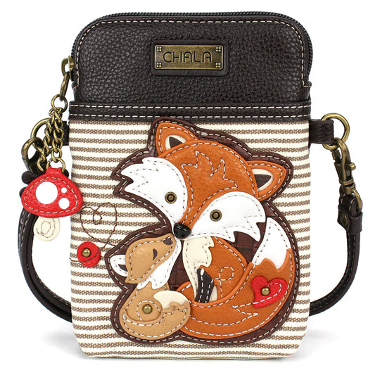 CHALA Crossbody Cell Phone Case - Fox Family