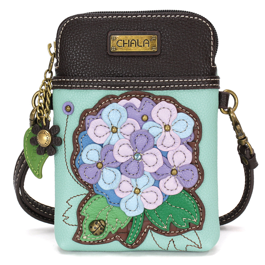 CHALA Crossbody Cell Phone Case - Hydrangea