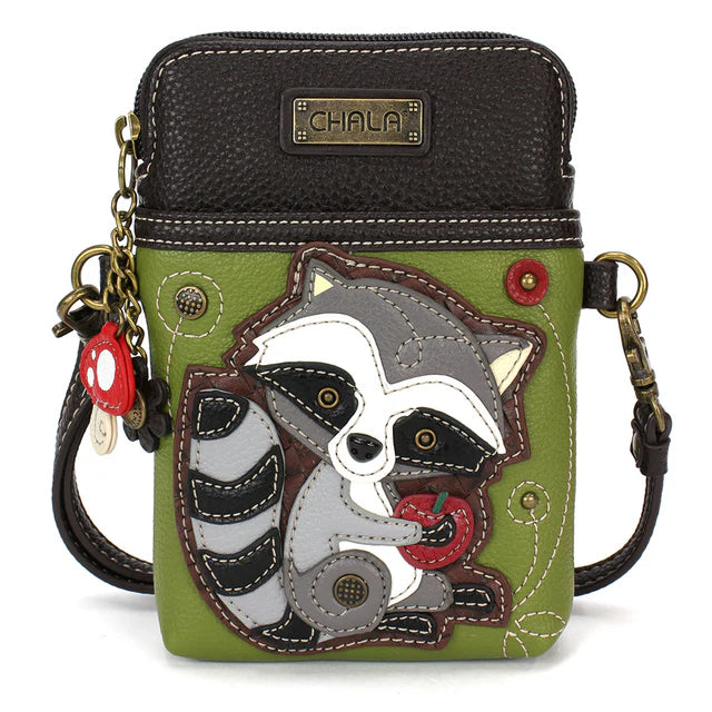 CHALA Crossbody Cell Phone Case - Raccoon A