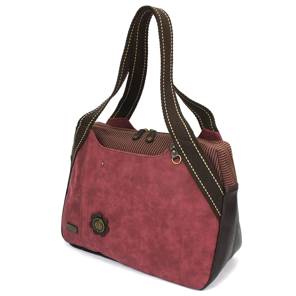 CHALA Bowling Bag -Burgundy