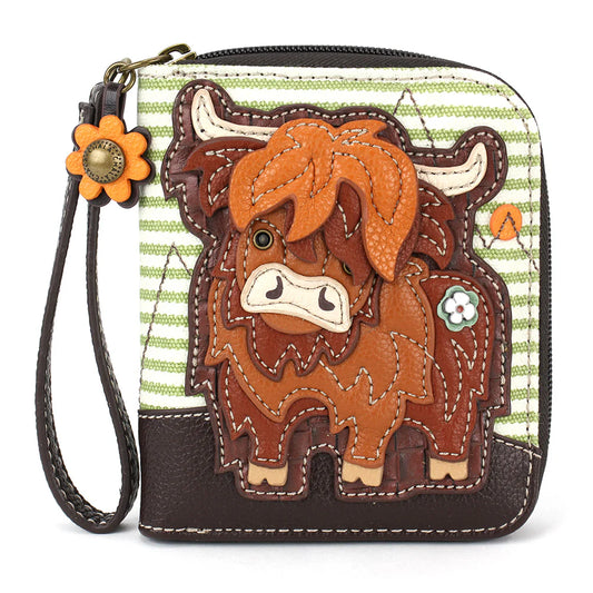 CHALA Highland Cow Wallet