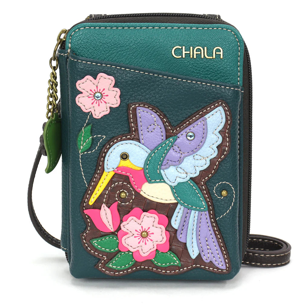 CHALA Crossbody Cell Phone Case Wallet - Hummingbird A