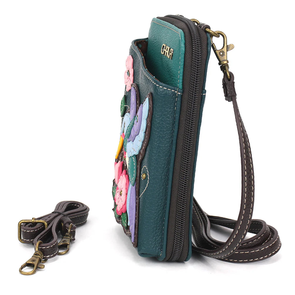 CHALA Crossbody Cell Phone Case Wallet - Hummingbird A