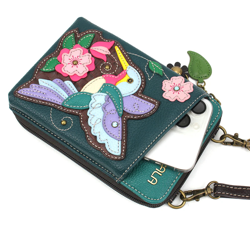 CHALA Crossbody Cell Phone Case Wallet - Hummingbird A