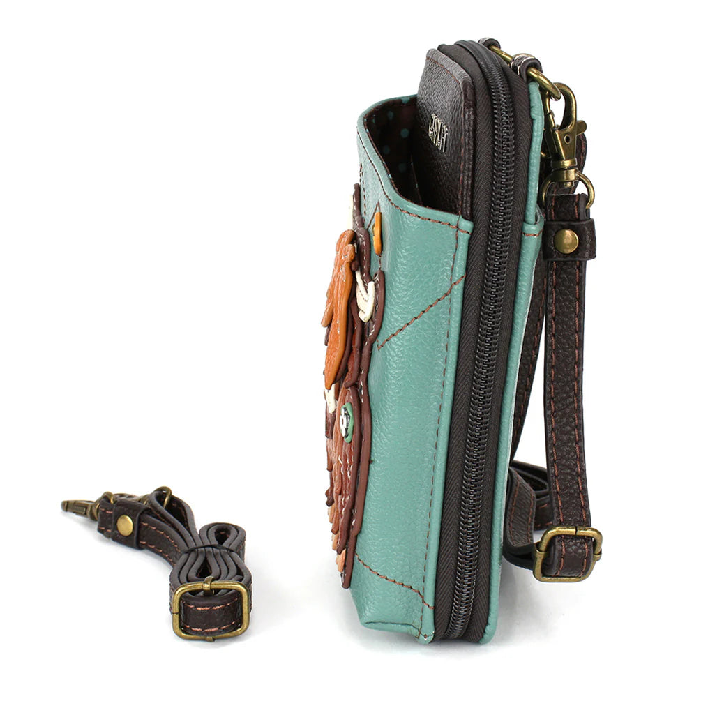 CHALA Crossbody Cell Phone Case Wallet - Highland Cow
