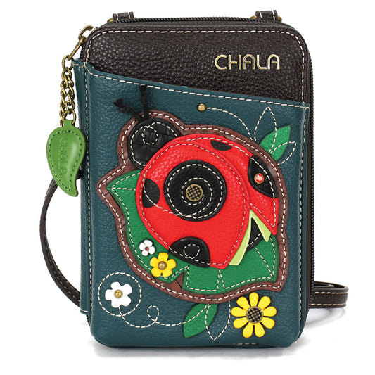 CHALA Crossbody Cellphone Case Wallet - Lady Bug A