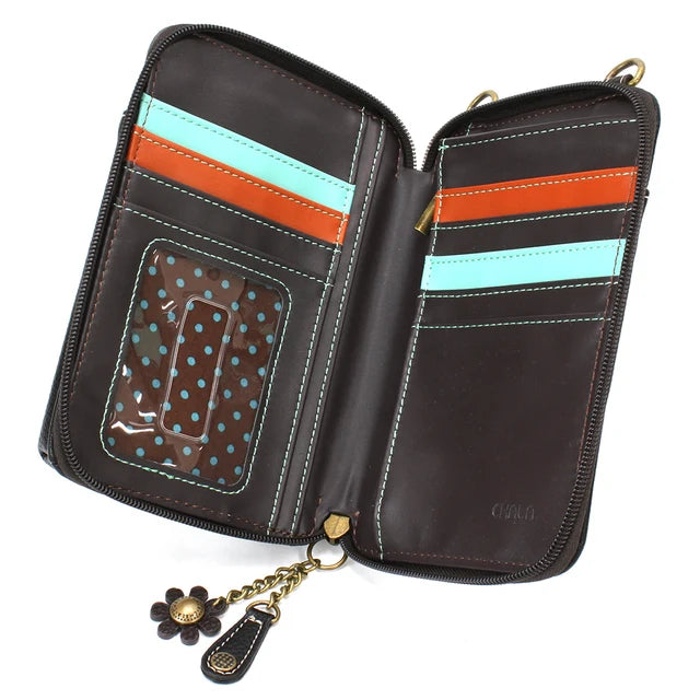 CHALA Crossbody Cell Phone Case Wallet - Treble Clef