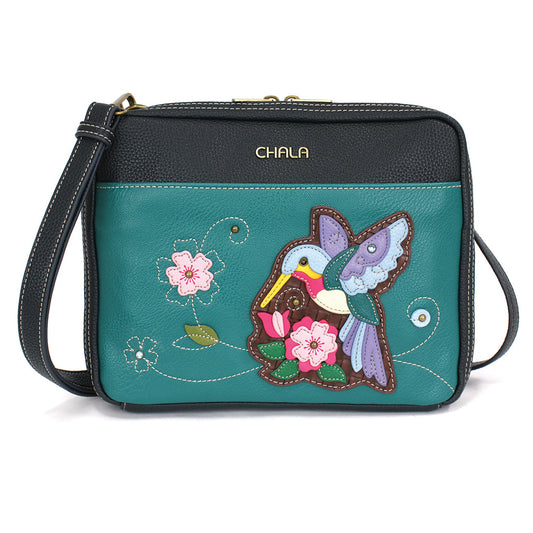 CHALA Companion Organizer Crossbody Purse - Hummingbird A