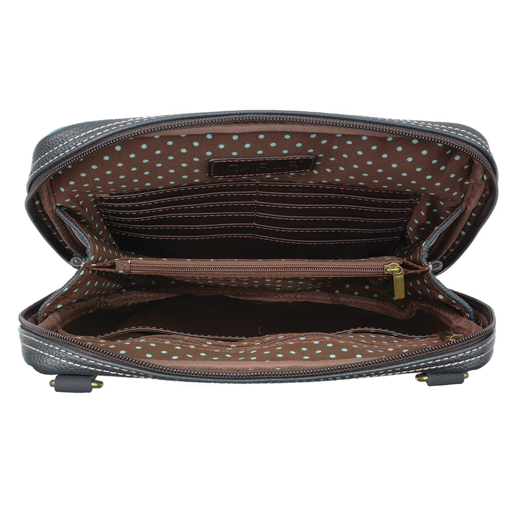 CHALA Companion Organizer Crossbody Purse - Hummingbird A