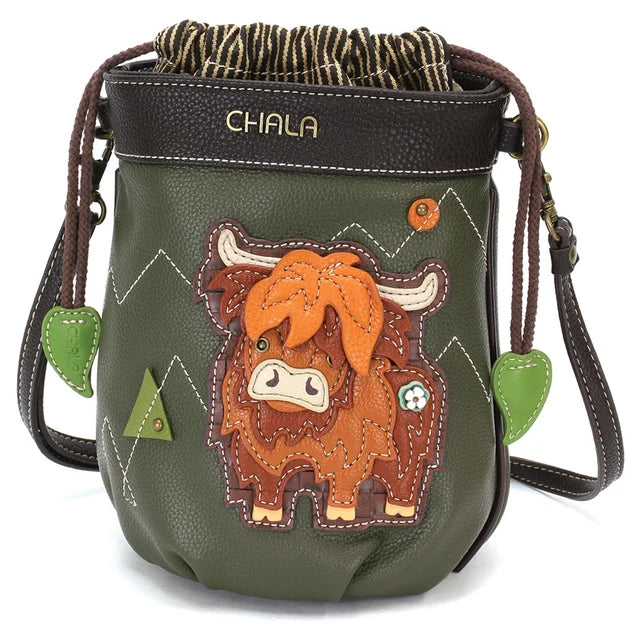 CHALA Drawstring Bucket Bag