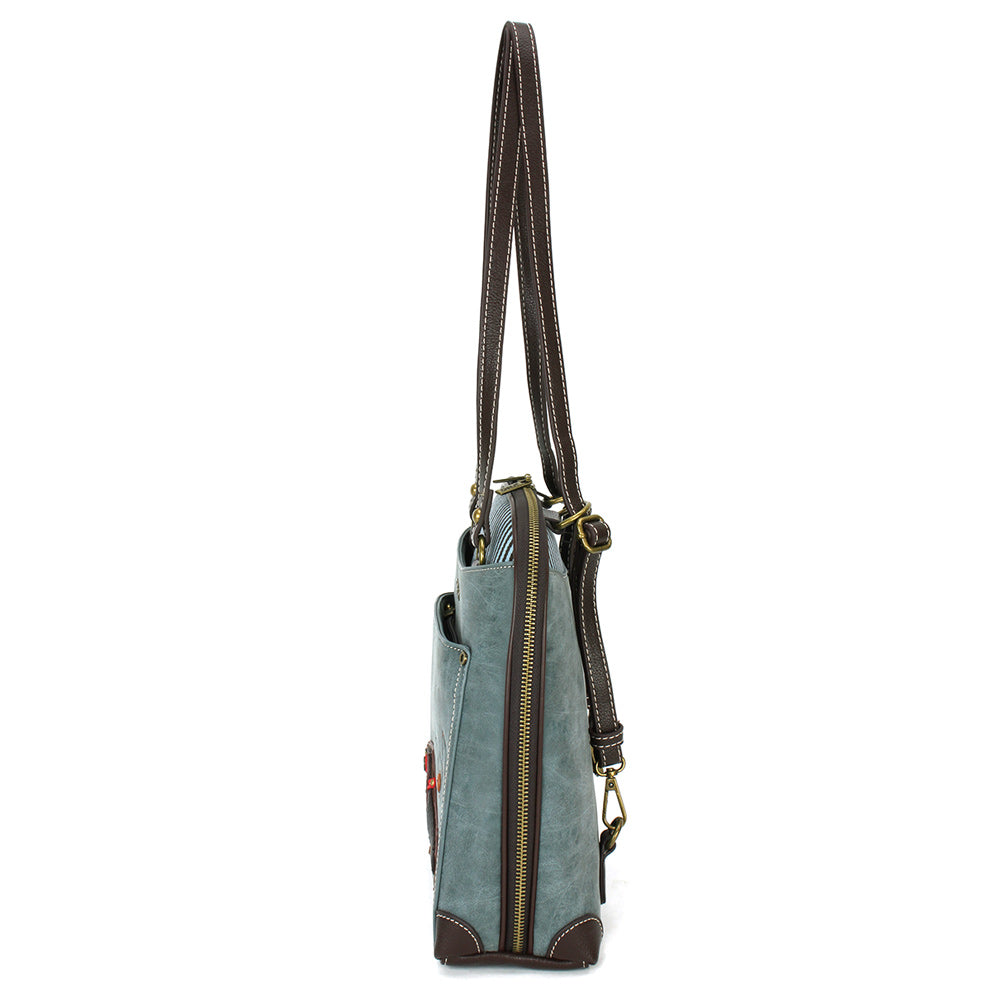 CHALA Convertible Backpack Purse - Wiener Dog