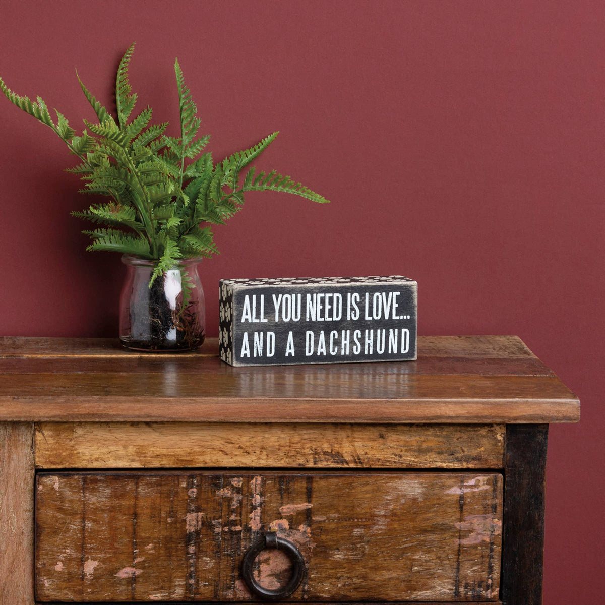 Dachshund Box Sign