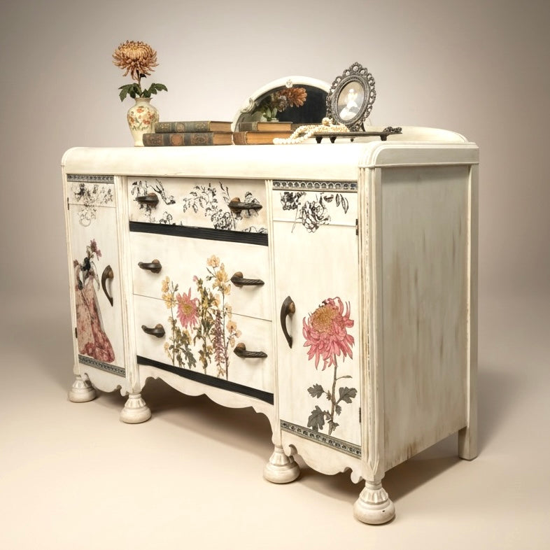 Asian Style Vintage Buffet - but made in the USA