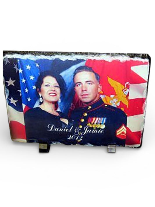 American Pride couples photo slate
