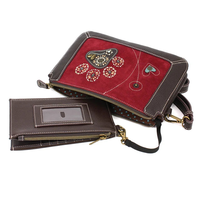CHALA Dazzled Zip Pouch Crossbody - Paw