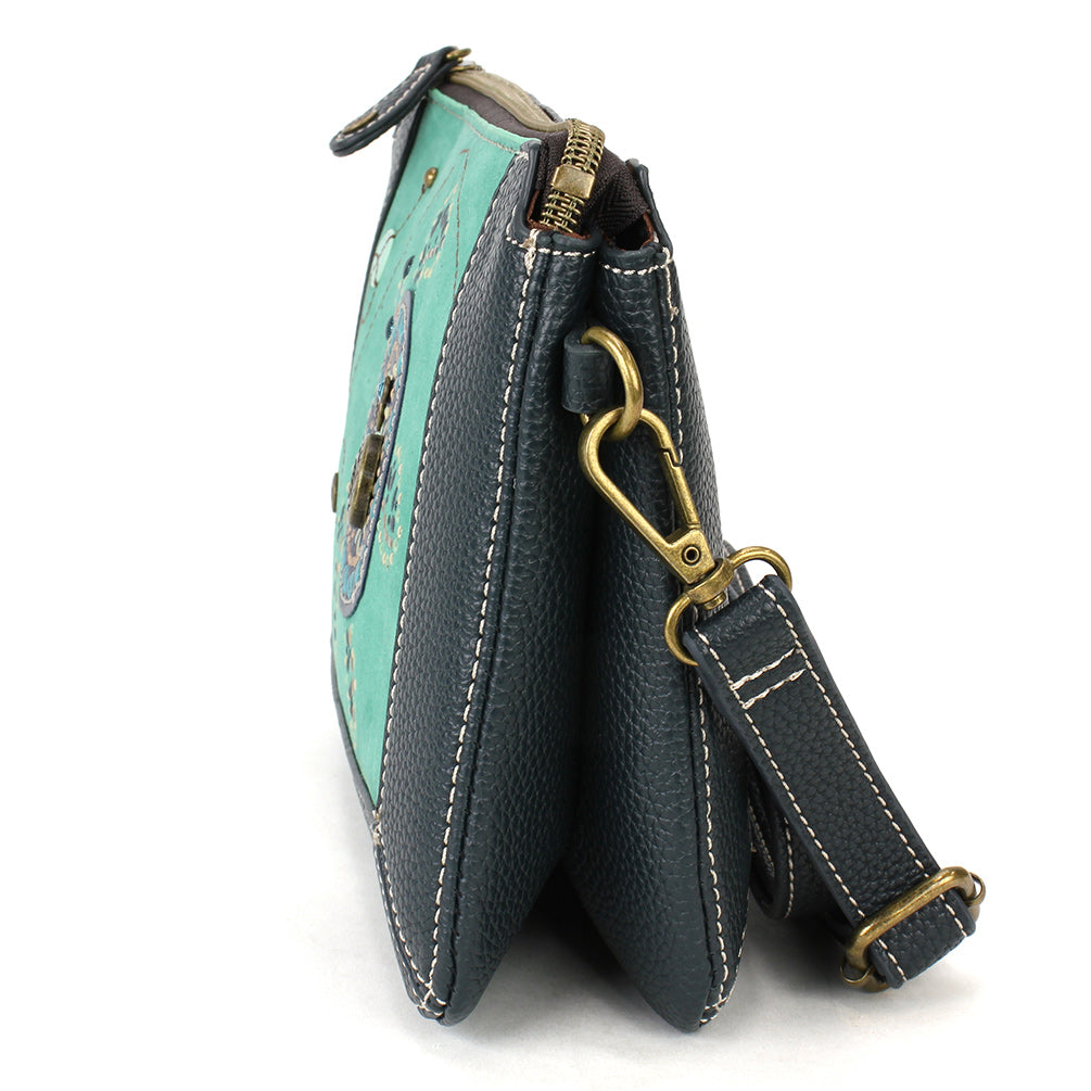 CHALA Dazzled Zip Pouch Crossbody - Sea Turtle