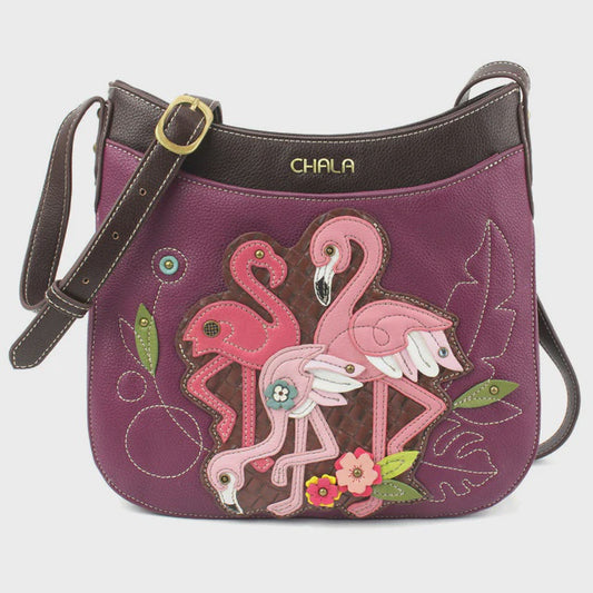 CHALA Flamingo Crescent Crossbody