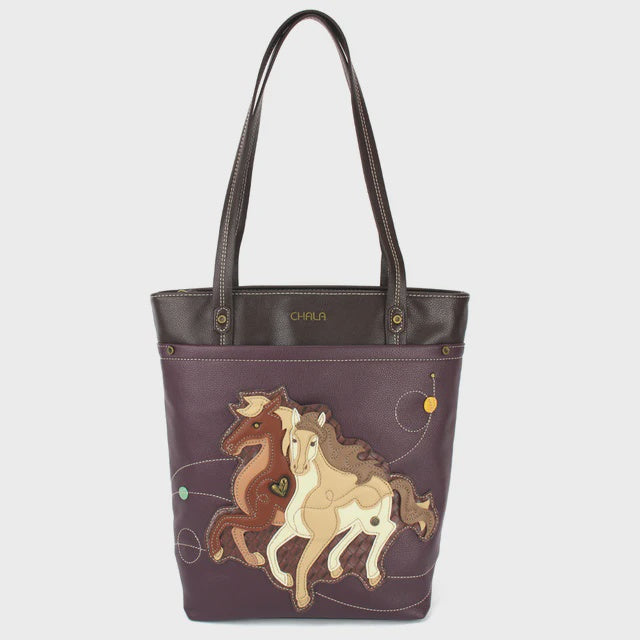 CHALA Deluxe Everyday Tote Bag Horses